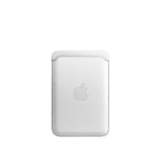 iPhone leather Wallet with MagSafe - White