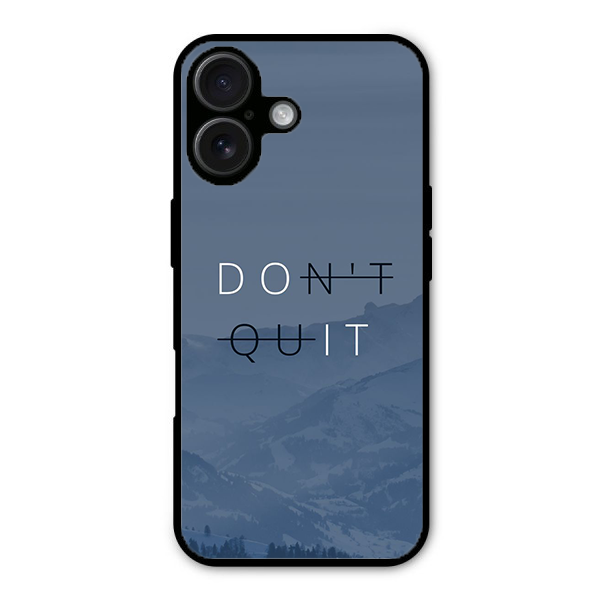 Don't Quit