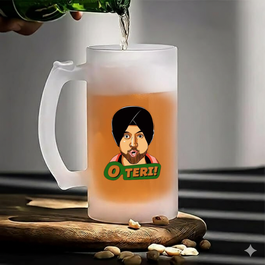 O Teri Frosted Beer Mug