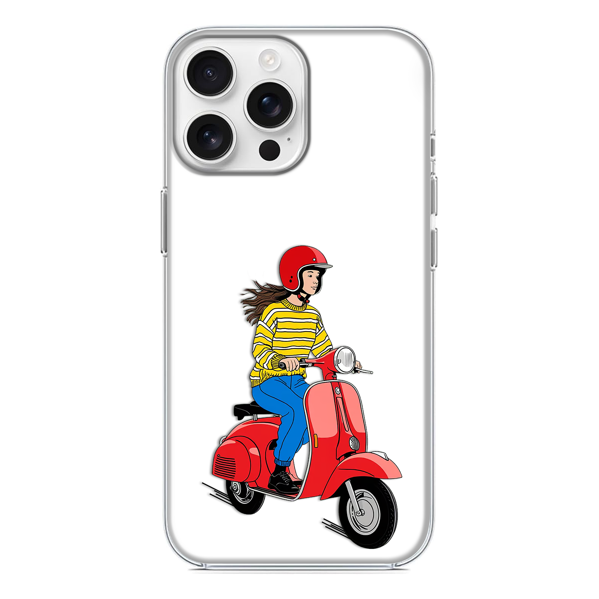 girl on scooter